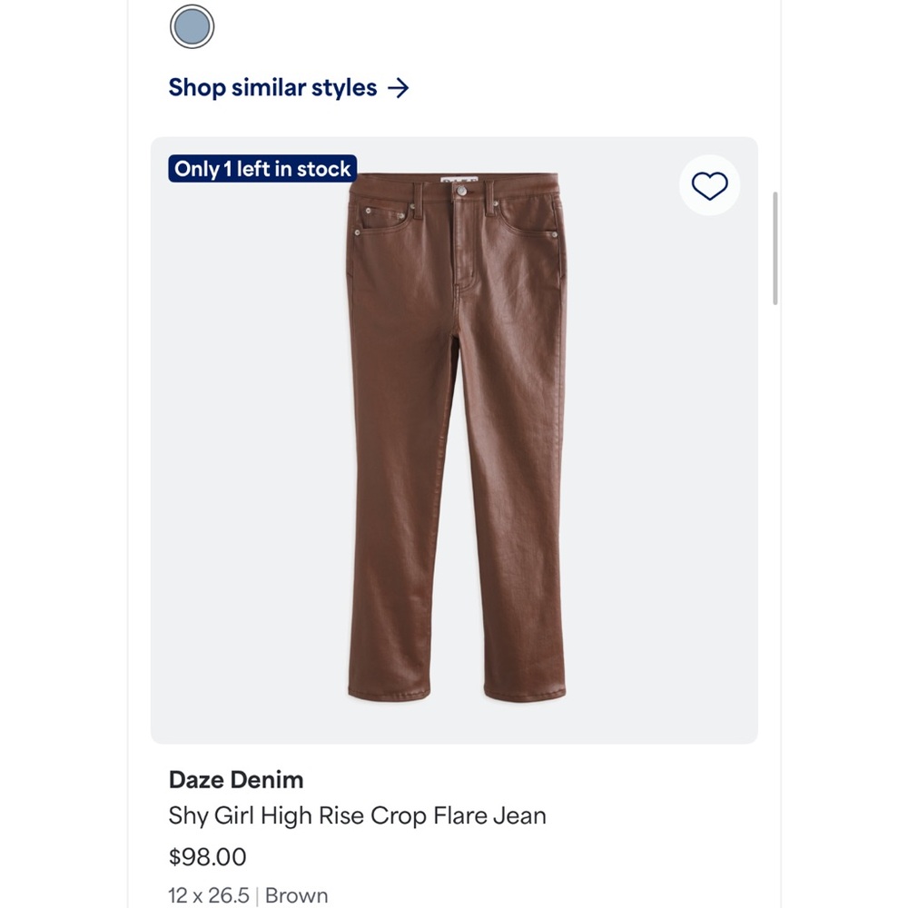 Daze Leather pants
